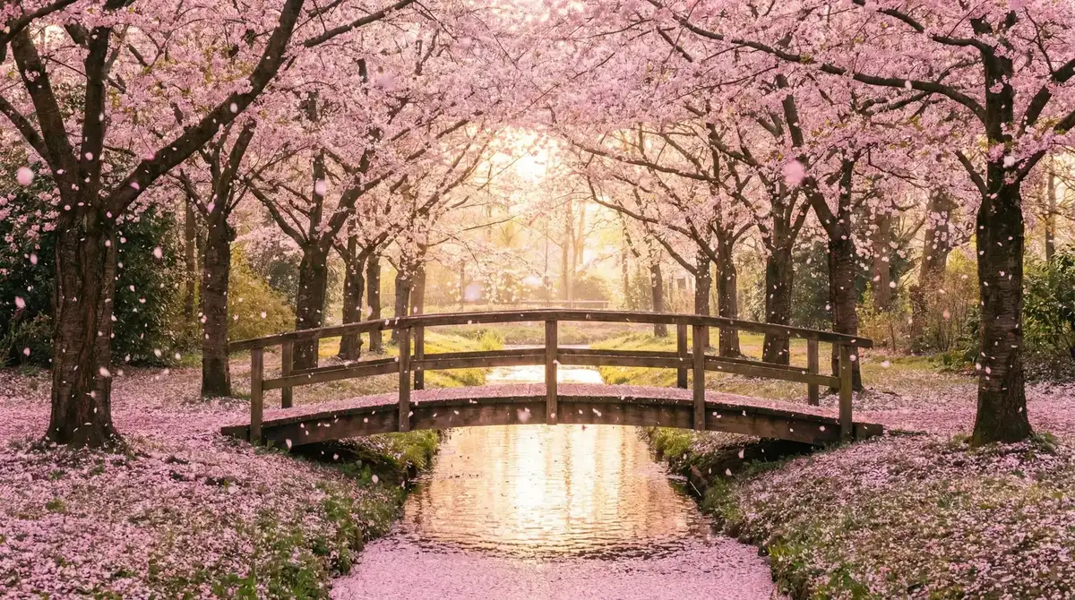樱花桥畔 - 久久 这里只精品 免费 唯美风景